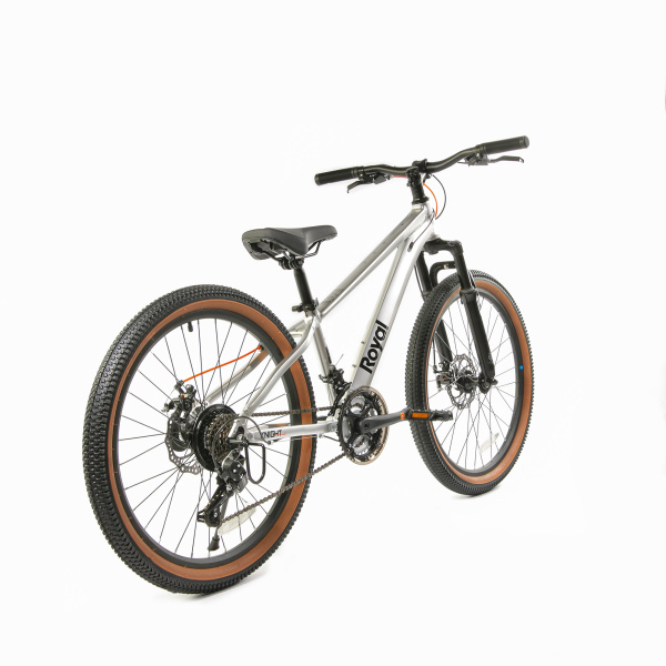 Велосипед дитячий RoyalBaby 24" KING-PLUS 21 SPEED, OFFICIAL UA, Silver