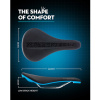 Сідло Peaty's Monarch Saddle, Ti-MX Rail, Nylon Base, Slate