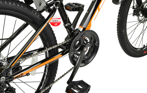 Велосипед RoyalBaby FEMA MTB 1.0 24", OFFICIAL UA, чорний