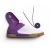 Веловзуття CrankBrothers SHOES STAMP LACE WHITE / PURPLE - GUM OUTSOLE - BERNARD KERR 9.5