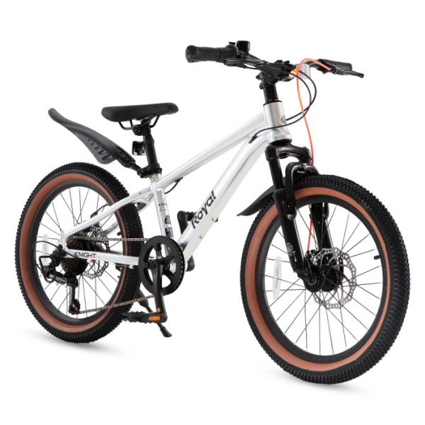 Велосипед дитячий RoyalBaby 24" KING-PLUS 21 SPEED, OFFICIAL UA, Silver