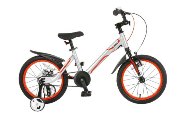 Велосипед RoyalBaby MARS ALLOY 18", OFFICIAL UA, сріблястий