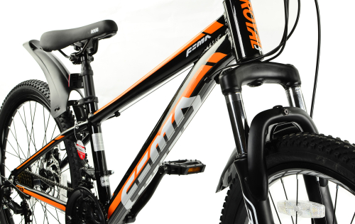 Велосипед RoyalBaby FEMA MTB 1.0 24", OFFICIAL UA, чорний