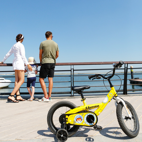 Велосипед детский RoyalBaby Chipmunk Submarine 18", OFFICIAL UA, желтый