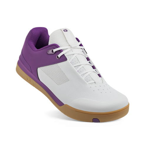 Веловзуття CrankBrothers SHOES MALLET LACE WHITE / PURPLE - GUM OUTSOLE - BERNARD KERR 9.5