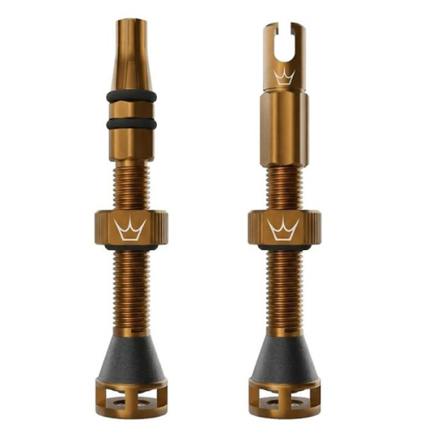 Ніпелі Peaty's Holeshot Fast Flow Tubeless Valves, 42mm, Bourbon