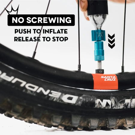 Насос Peaty's Holeshot CO2 Tyre Inflator, MTB 25g, Slate