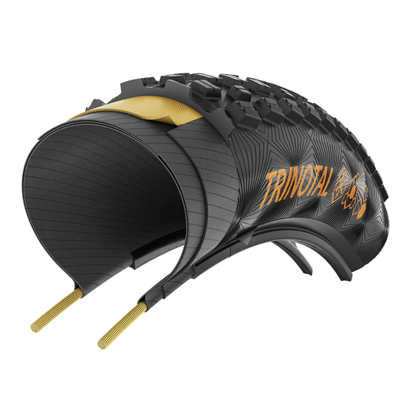 Покришка безкамерна Continental Trinotal Trail Grip 29" | 29 X 2.40 чорна складна skin