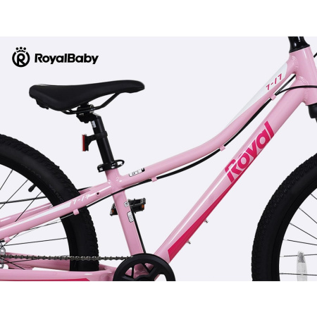 Велосипед RoyalBaby Royal 7-17 24", OFFICIAL UA, розовый || Велосипед RoyalBaby Royal 7-17 24", OFFICIAL UA, рожевий