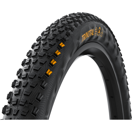 Покрышка бескамерная Continental Trinotal Race Grip 29" | 29 X 2.40 черная/коричневая складная skin || Покришка безкамерна Continental Trinotal Race Grip 29" | 29 X 2.40 чорна/коричнева складна skin