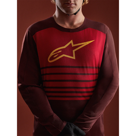 Джерси Alpinestars A-DURA ELITE LS JERSEY 2.0 BORDEAUX, L || Джерсі Alpinestars A-DURA ELITE LS JERSEY 2.0 BORDEAUX, L