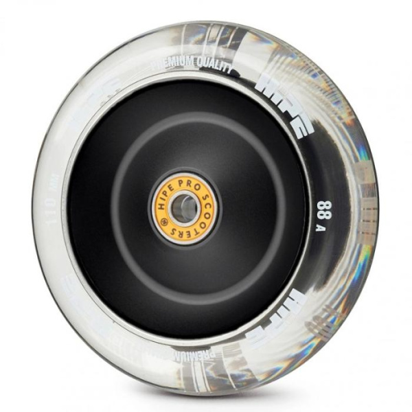 Колесо для трюкового самоката Hipe H5, transparent/white