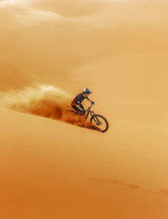  Електровелосипед MONDRAKER DUNE R Carbon 29/27.5'' 170mm, 400Wh Bosch SX, Blue/Yellow, L 