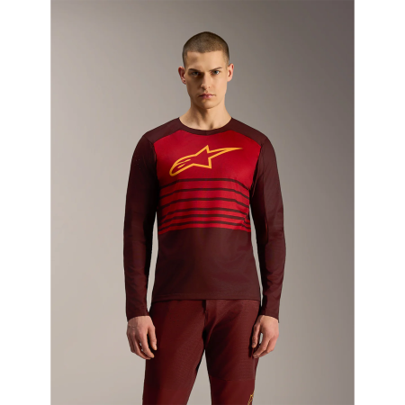 Джерси Alpinestars A-DURA ELITE LS JERSEY 2.0 BORDEAUX, XL || Джерсі Alpinestars A-DURA ELITE LS JERSEY 2.0 BORDEAUX, XL