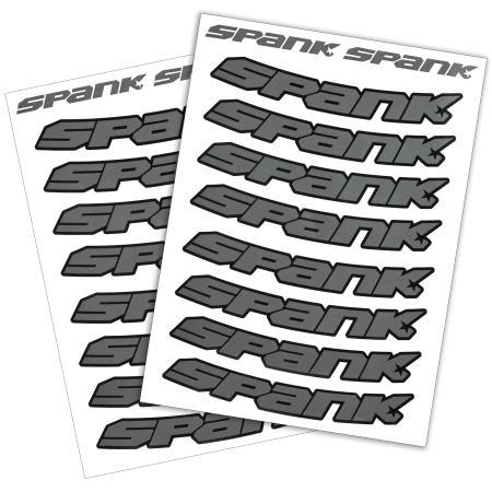 Набір наклейок на обода SPANK Decal kit, Silver