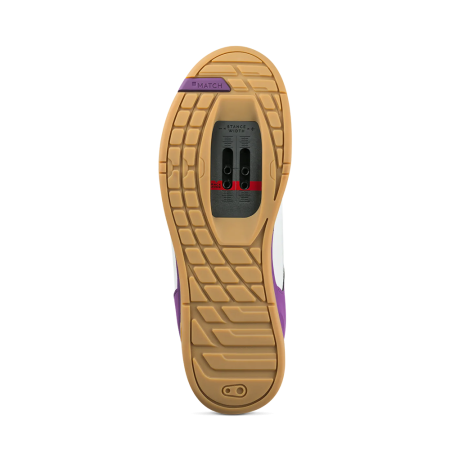 Веловзуття CrankBrothers SHOES MALLET LACE WHITE / PURPLE - GUM OUTSOLE - BERNARD KERR 10.0