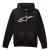 Реглан Alpinestars AGELESS ZIP HOODIE V3 BLACK/WHITE, XL