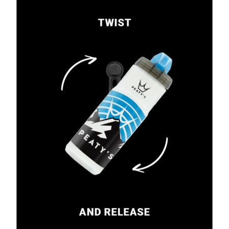 Фляга Peaty's x Fidlock Lockin Bottle, Speed Products / Smoke, 600ml