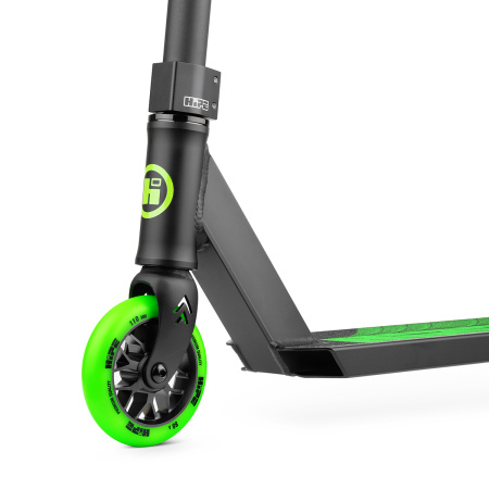 Самокат трюковый Hipe H3 Black/Green || Самокат трюковий Hipe H3 Black / Green