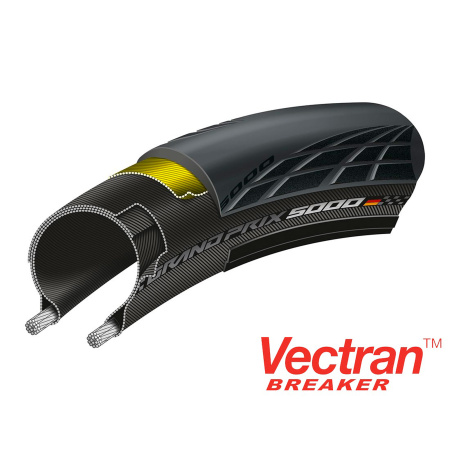 Покрышка Continental Grand Prix 5000 - 28" | 700 x 23C, черная, складная, skin || Покришка Continental Grand Prix 5000 - 28" | 700 x 23C, чорна, складна, skin