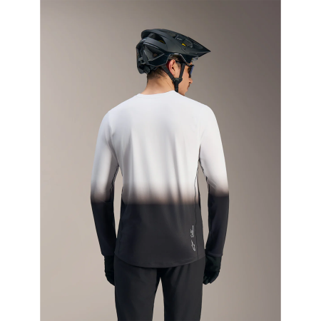 Джерси Alpinestars A-DURA ASTARS LS JERSEY 2.0 WHITE/BLACK, L || Джерсі Alpinestars A-DURA ASTARS LS JERSEY 2.0 WHITE/BLACK, L