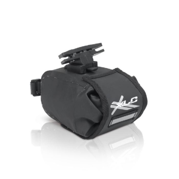 Сумка підсідельна XLC BA-W22, чорно-сіра, 13, 5x9x9 см