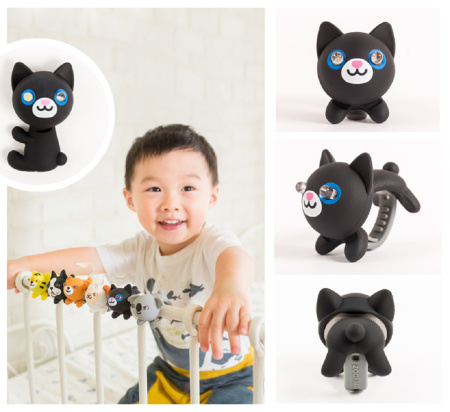 Мигалка для детского велосипеда Zoonimal Кот, LED, на руль. Свечение: Белый || Мигалка для дитячого велосипеда Zoonimal кіт, LED, на кермо. Світіння: Білий