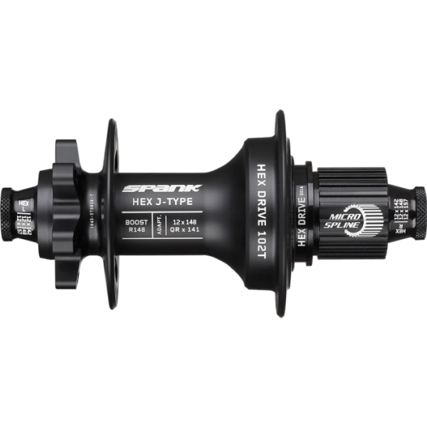 Втулка задняя SPANK HEX J-Type Boost R148 Microspline 32H, Black