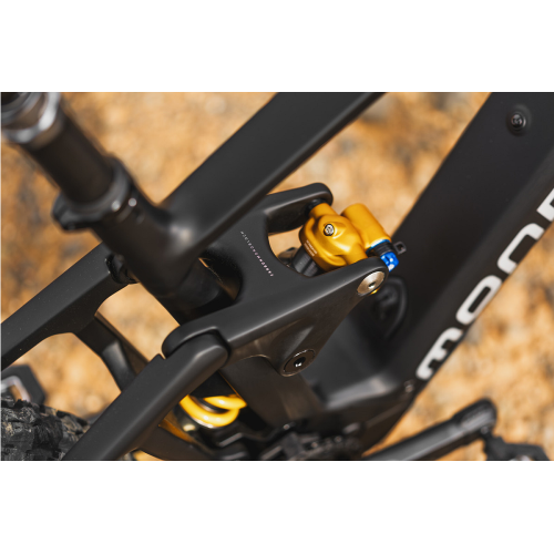 Електровелосипед MONDRAKER DUNE R Carbon 29/27.5'' 170mm, 400Wh Bosch SX, Blue/Yellow, L