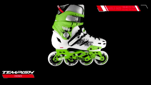 Роликовые коньки TEMPISH CRONOS /зеленые/ 43