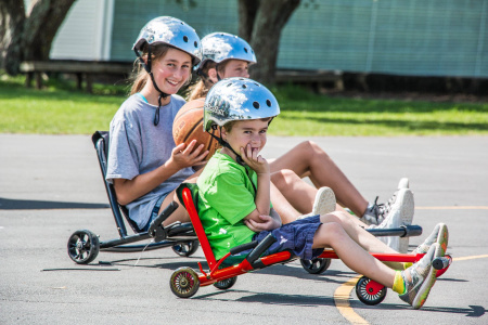 Самокат-каталка Ezyroller Classic, черно-оранжевый || Самокат-каталка Ezyroller Classic, чорно-помаранчевий