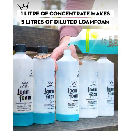 Шампунь для велосипеда Peaty's LoamFoam Concentrate Cleaner, концентрат, 1L || Шампунь для велосипеда Peaty's LoamFoam Concentrate Cleaner, концентрат, 1L