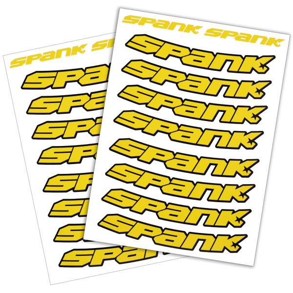Набор наклеек на обода SPANK Decal kit, Yellow
