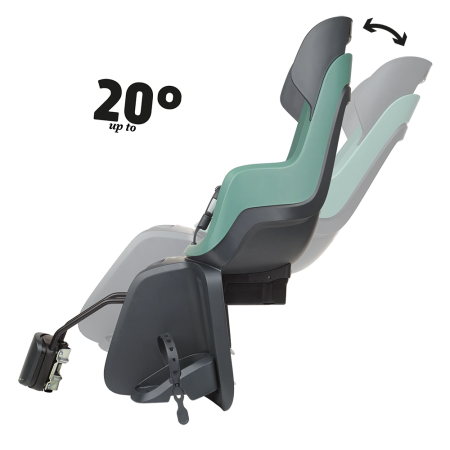 Детское велокресло Bobike GO Frames RS Reclining System - rear bicycle seat for frame Peppermint || Дитяче велокрісло Bobike GO Frames RS Reclining System - rear bicycle seat for frame Peppermint