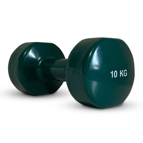 Гантель виниловая Stein 10 кг/ шт / зеленая