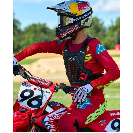 Защита тела Alpinestars A-5 PLASMA CHEST PROTECTOR BLACK RED WHITE, M/L ||  Захист тіла Alpinestars A-5 PLASMA CHEST PROTECTOR BLACK RED WHITE, M/L 
