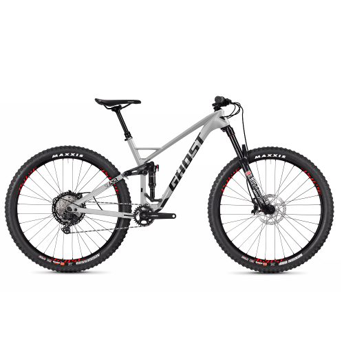Велосипед Ghost Slamr 6.9 LC Unisex 29", рама L, серебристый иридий-черно-красный, 2020