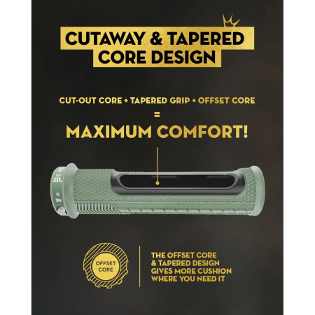 Гріпси Peaty's Monarch Pro Grip, Mushroom Trail Comfort, Thick 32>34mm, Black