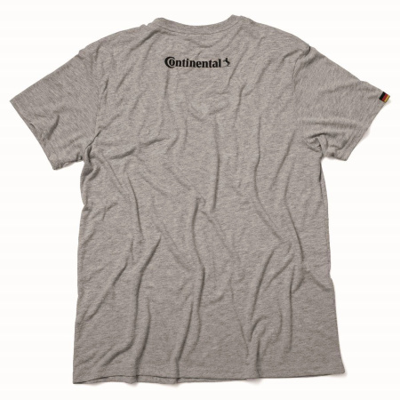 Футболка Continental Handmade in Germany, L, 180гр., серый || Футболка Continental Handmade in Germany, L, 180гр., сірий