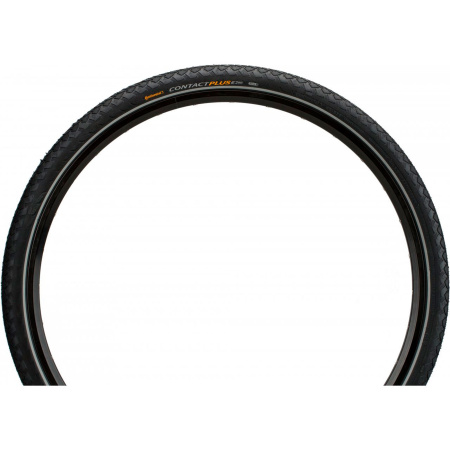 Покрышка Continental Contact Plus,28" | 700 x 47C (45C) | 28 x 1.75, черная, не складная, светоотражающая || Покришка Continental Contact Plus, 28" | 700 x 47c (45C) | 28 x 1.75, Чорна, не складна, світловідбиваюча