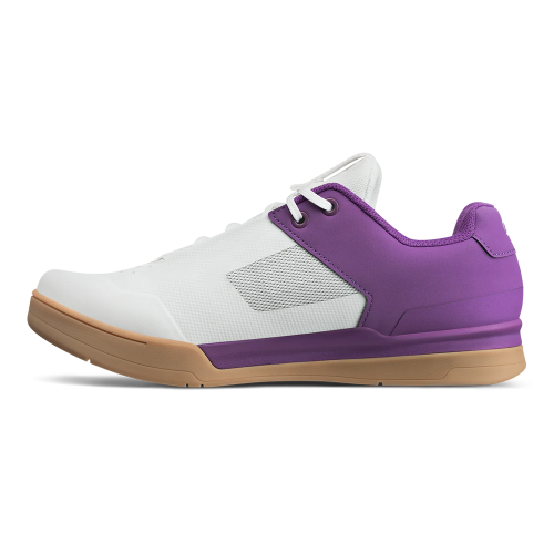 Велообувь CrankBrothers SHOES MALLET LACE WHITE / PURPLE - GUM OUTSOLE - BERNARD KERR 10.0