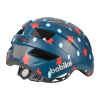 Шлем велосипедный детский Bobike Plus / Navy Stars / S 52-56 || Шолом велосипедний дитячий Bobike Plus / Navy Stars / S 52-56