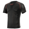 Alpinestars RIDE TECH V2 TOP SHORT SLEEVE SUMMER BLACK RED, M/L