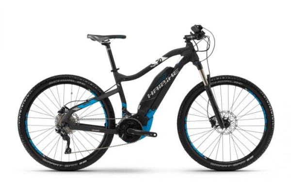 Електровелосипед Haibike SDURO HardSeven 5.0 500Wh 27,5", рама M, чорно-синій-білий, 2018