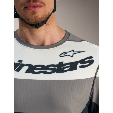 Джерси Alpinestars A-DURA RACE LS JERSEY GRAY, XL || Джерсі Alpinestars A-DURA RACE LS JERSEY GRAY, XL