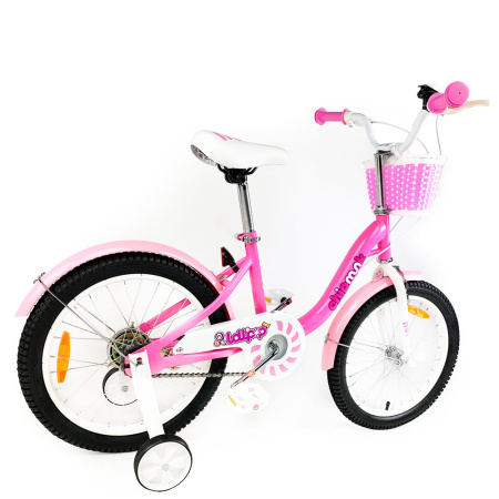 Велосипед детский RoyalBaby Chipmunk MM Girls 18", OFFICIAL UA, розовый || Велосипед дитячий RoyalBaby Chipmunk MM Girls 18", OFFICIAL UA, рожевий
