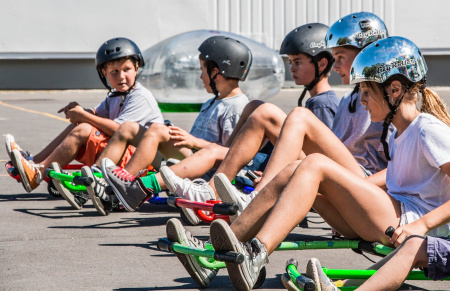 Самокат-каталка Ezyroller Classic, фіолетовий