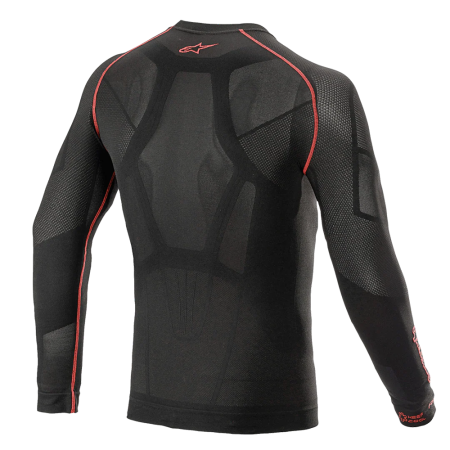 Alpinestars RIDE TECH V2 TOP LONG SLEEVE SUMMER BLACK RED, M/L || Alpinestars RIDE TECH V2 TOP LONG SLEEVE SUMMER BLACK RED, M/L