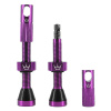 Ниппели Peaty's x Chris King Tubeless Valves, 42mm, Violet || Ніпелі Peaty's x Chris King Tubeless Valves, 42mm, Violet