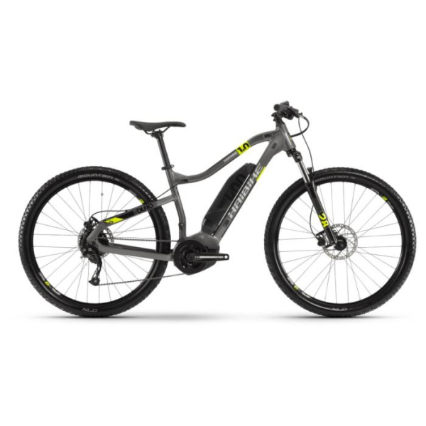 Електровелосипед Haibike SDURO HardNine 1.0 400Wh 9 s. Altus 29", рама L, сіро-лаймово-чорний, 2020